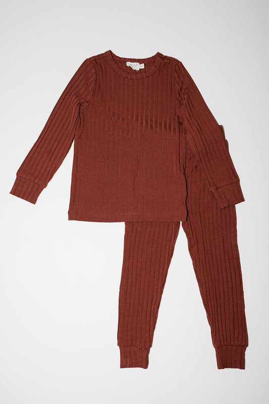 Unisex pyjama Madder Brown